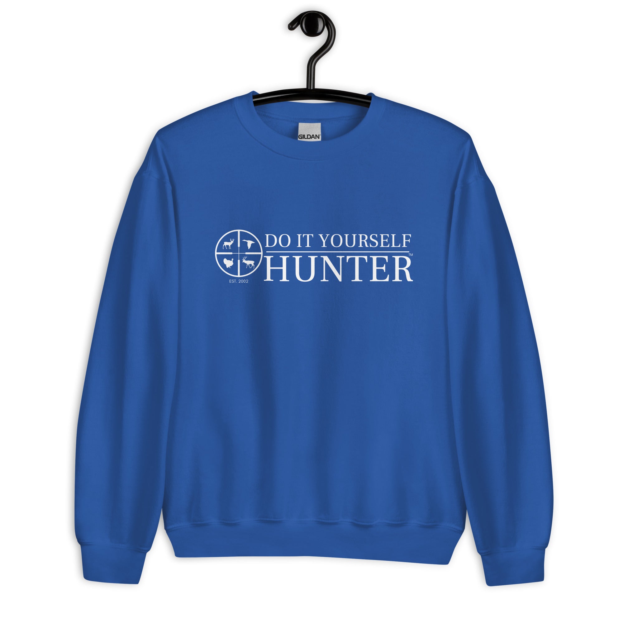 DO IT YOURSELF HUNTER  White Logo Sweatshirt