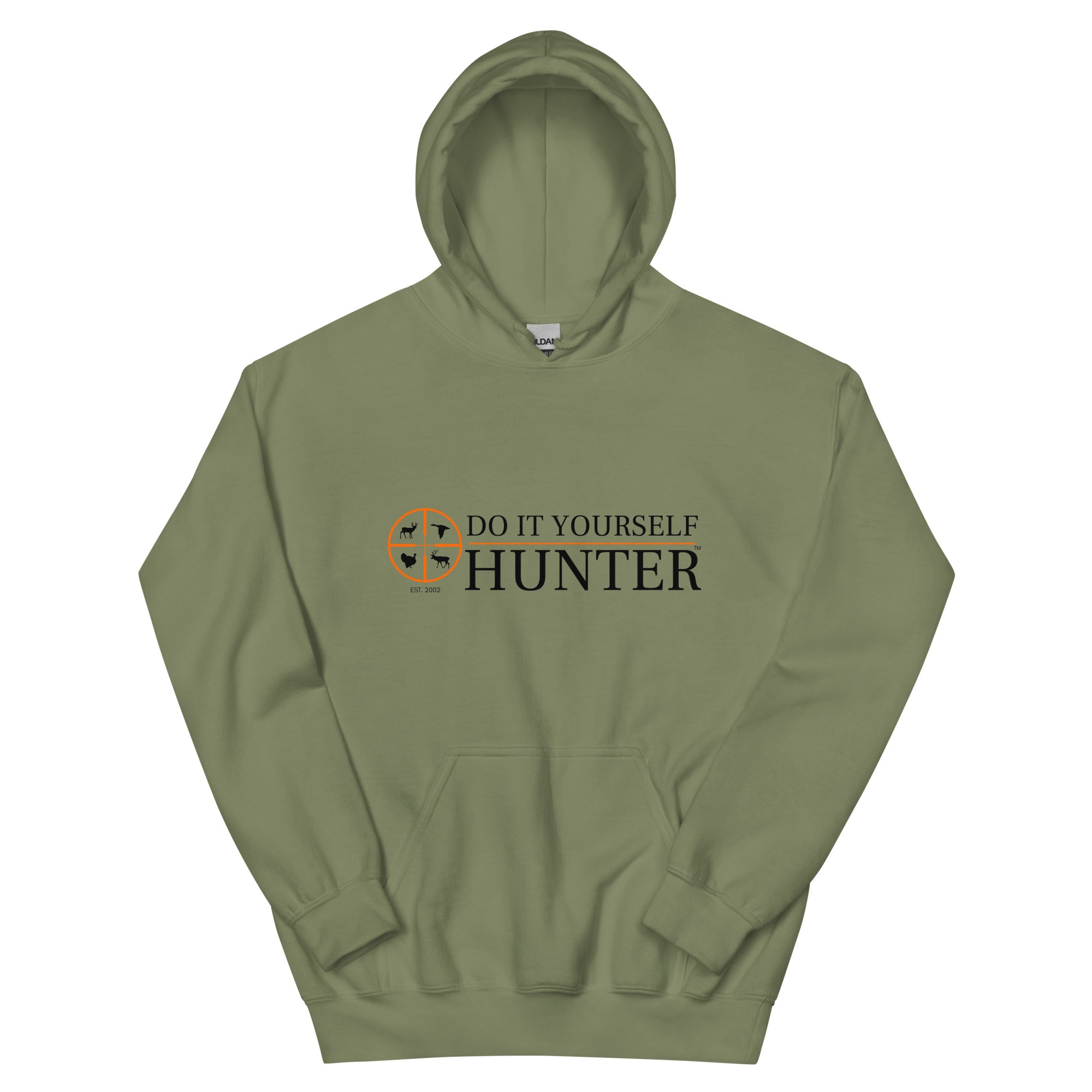Do It Yourself Hunter Hoodies with DIYH Logo with Orange Stripe