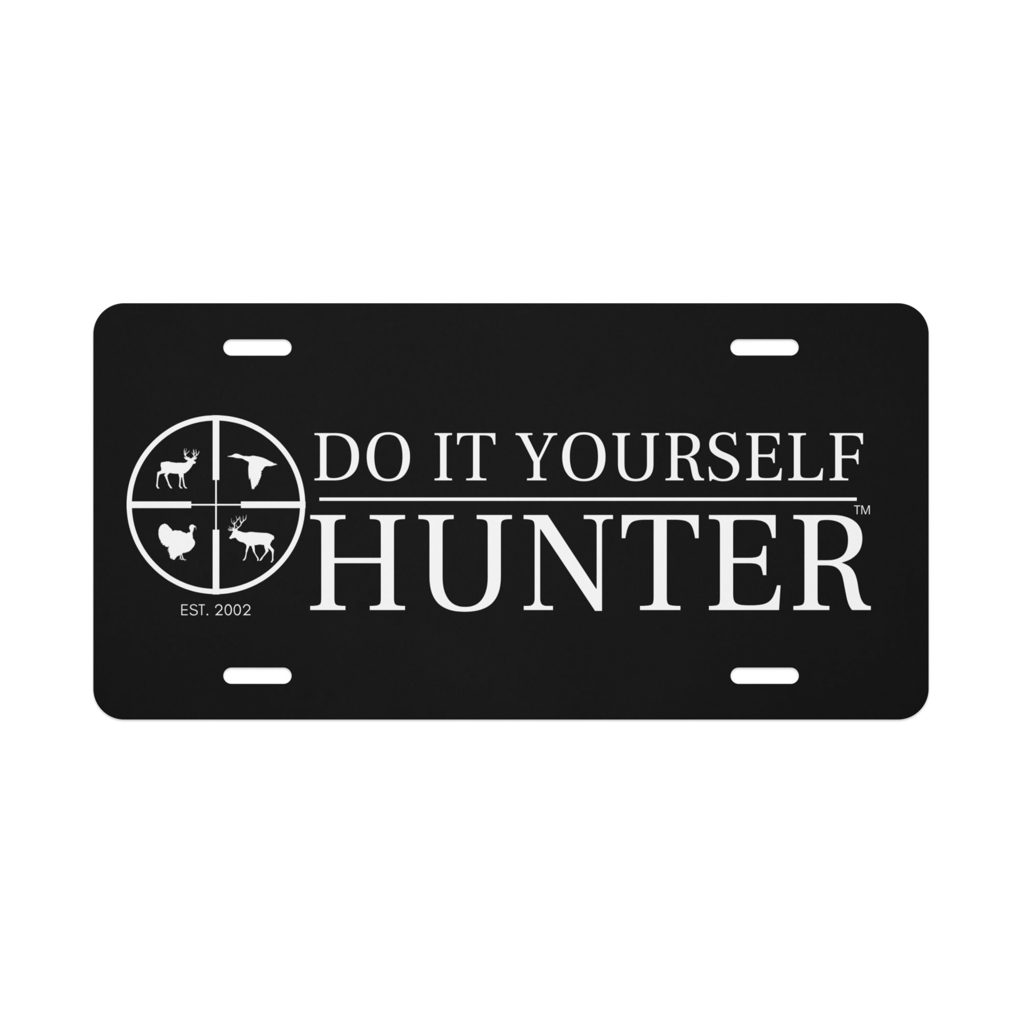 DO IT YOURSELF HUNTER Vanity license plate