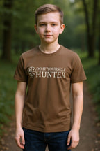 YOUTH Do It Yourself Hunter T-Shirt, Short Sleeve, Dark Green - DO IT YOURSELF HUNTER
